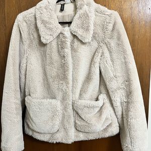 H&M teddy coat. Super soft & warm!